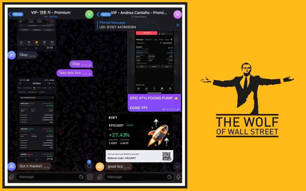 The Wolf Of Wall Street crypto trading community offers a comprehensive platform