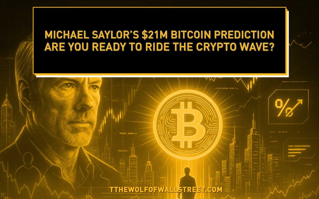 Strategy’s Michael Saylor Raises Bitcoin Forecast to $21M by 2046 — The Crypto Tsunami You Can’t Ignore