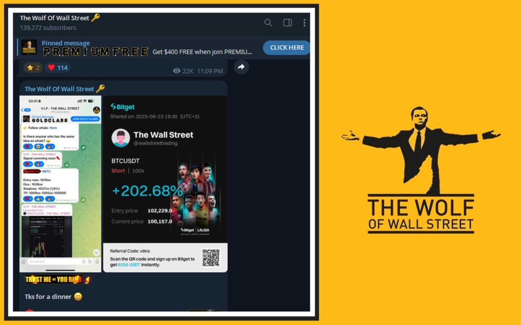 Introducing the The Wolf Of Wall Street Crypto Trading Community