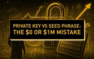 Private Key vs Seed Phrase: The Only Guide You Need to Not Lose Your Crypto Like a Chump