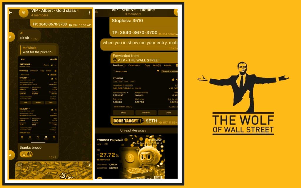 The Wolf Of Wall Street crypto trading community