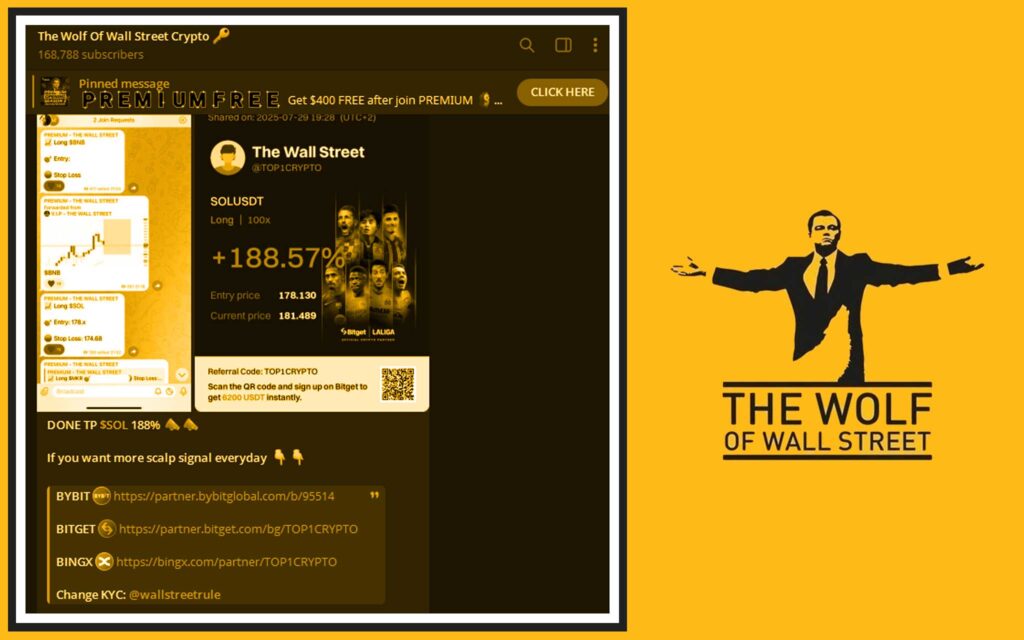 About the The Wolf Of Wall Street Crypto Trading Community