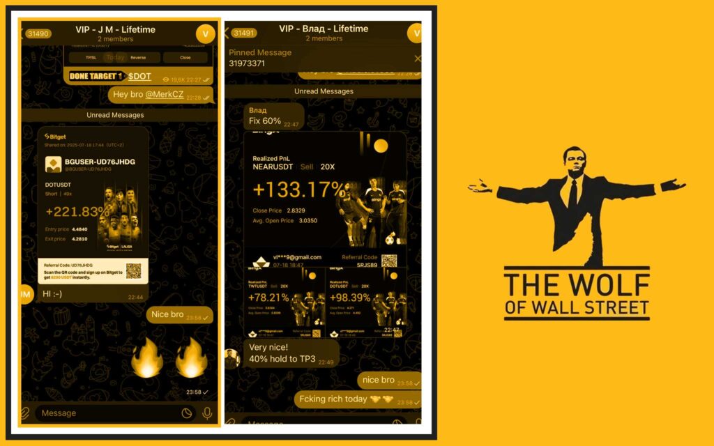 The Wolf Of Wall Street crypto trading community offers