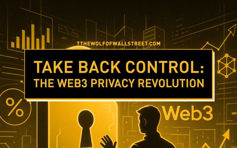 The Wolf's Take: Why Privacy in Web3 is the New Gold Rush
