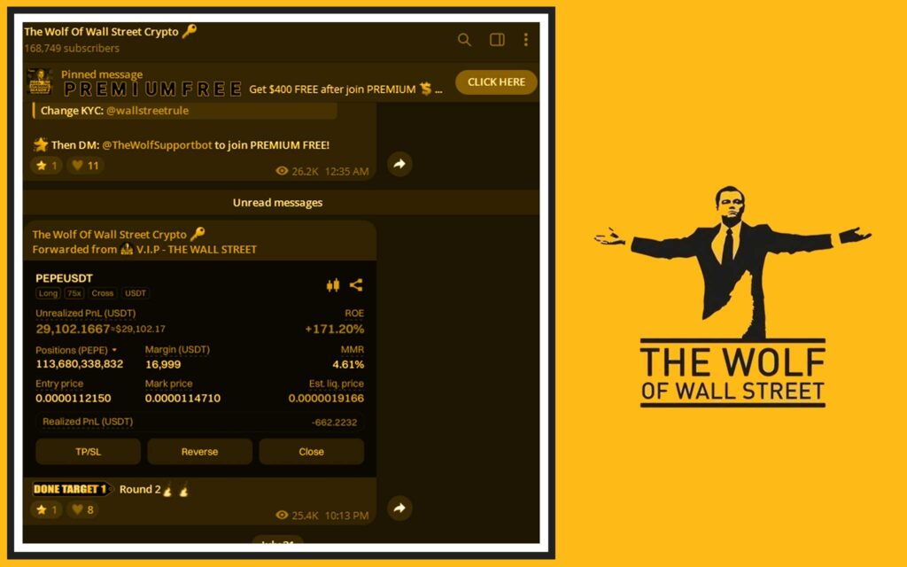 The Wolf Of Wall Street Crypto Trading Community: The Ultimate Crypto Edge