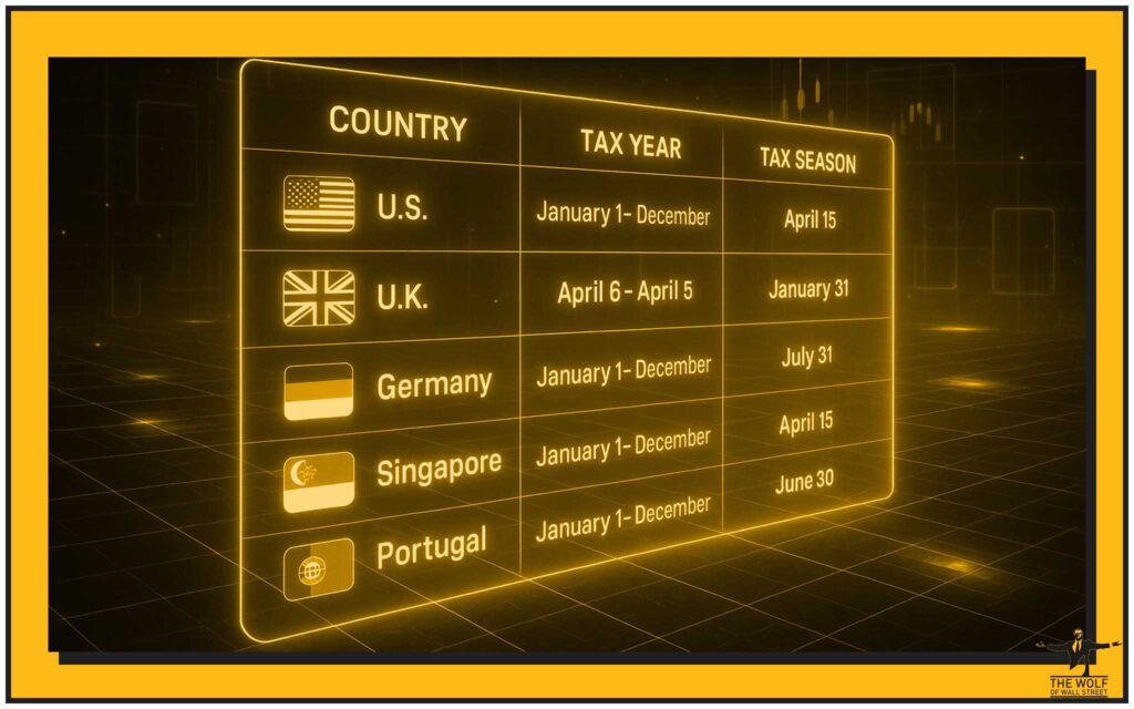 How Different Countries Run Their Tax Years: UK, US, EU & Beyond