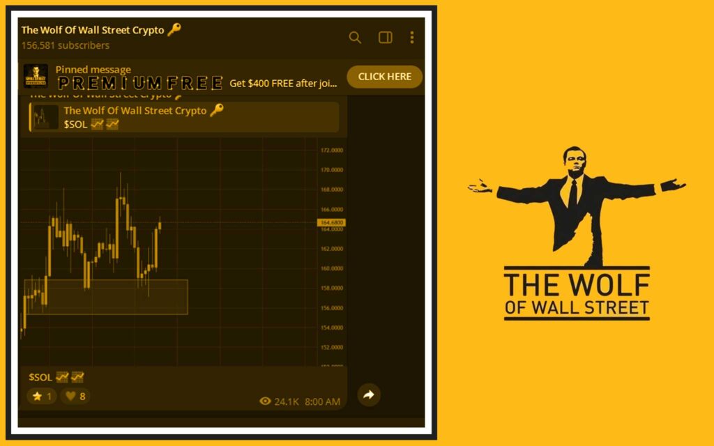The Wolf Of Wall Street crypto trading community