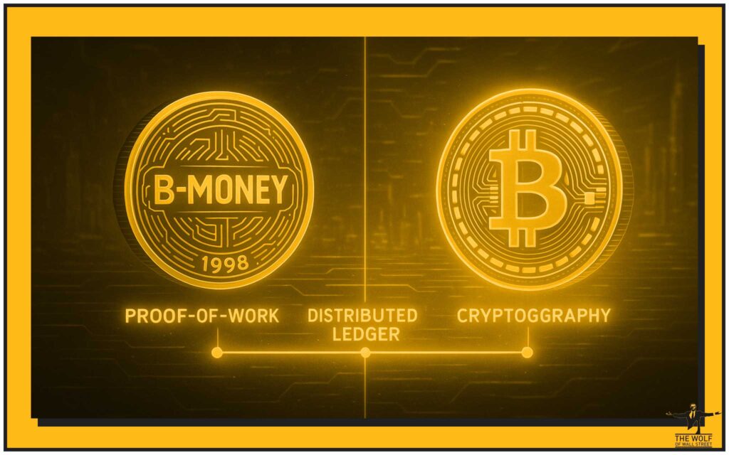 Comparing B-Money to Bitcoin
