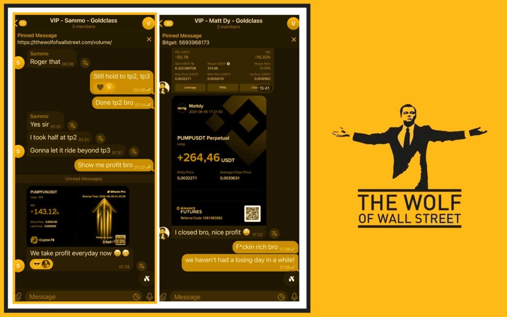 The Wolf Of Wall Street crypto trading community offers