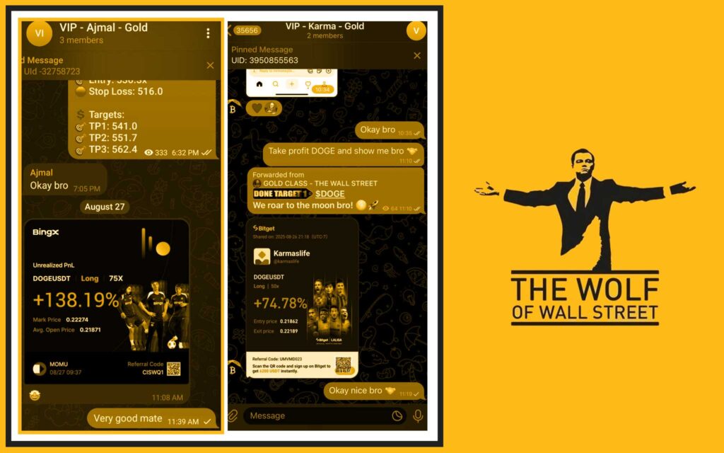 The Wolf Of Wall Street Crypto Trading Community