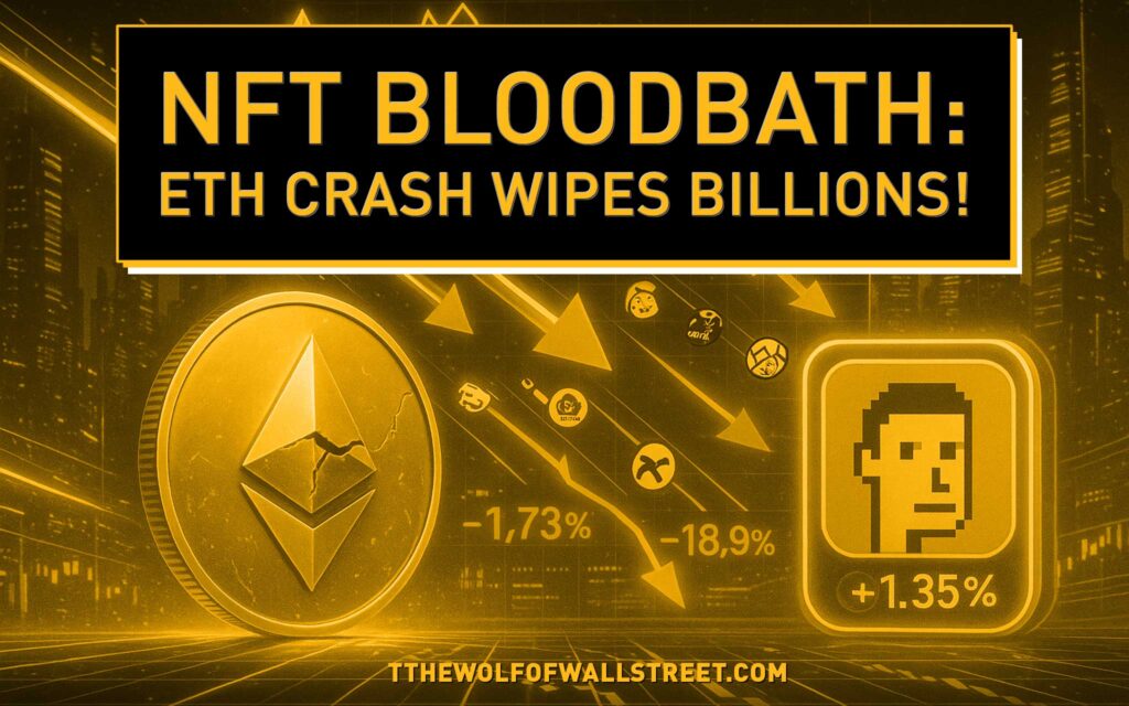Blue Chip NFTs Sink Double Digits as ETH Retreats from Record Highs