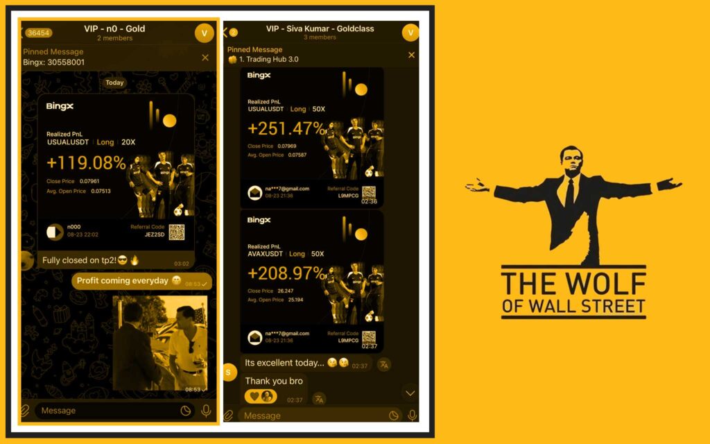 Sponsored Section – The Wolf Of Wall Street Crypto Trading Community