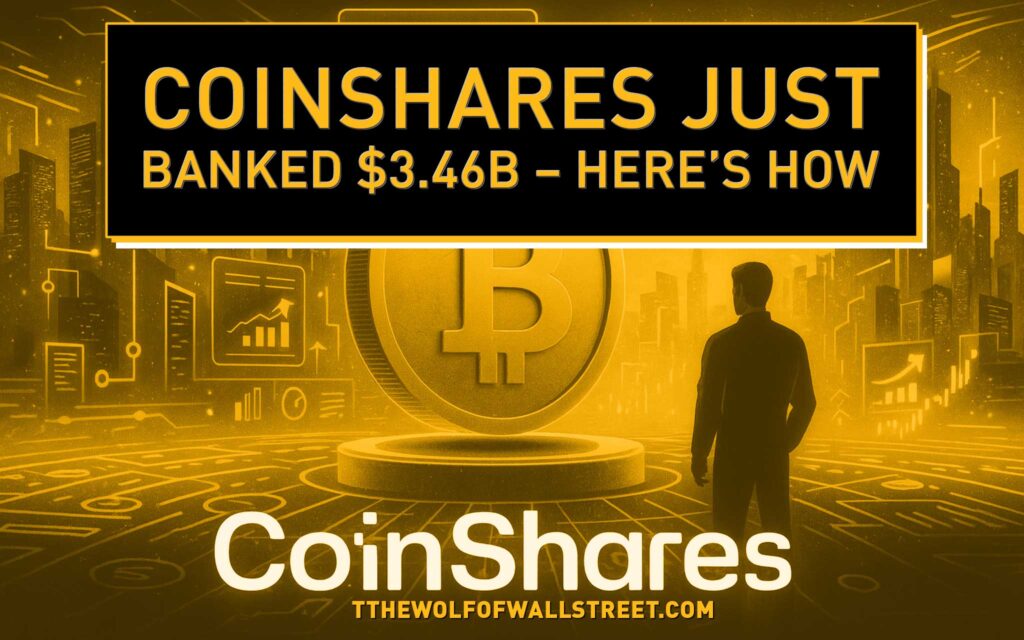 CoinShares Reports 26% AUM Surge to $3.46B in Q2 2025