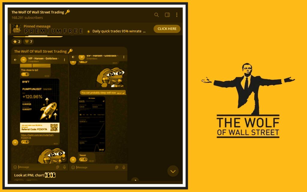 The Wolf Of Wall Street Crypto Trading Community