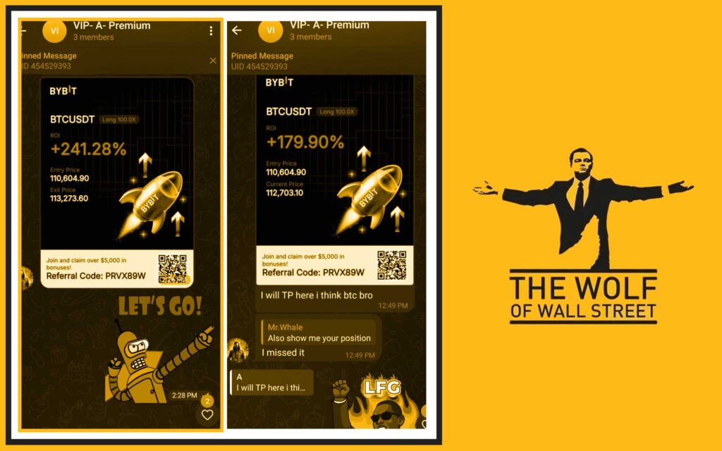 The The Wolf Of Wall Street crypto trading community