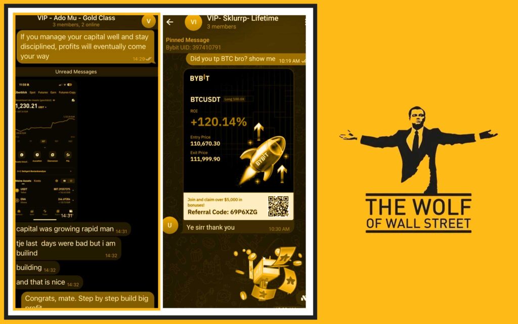 The Wolf Of Wall Street crypto trading community