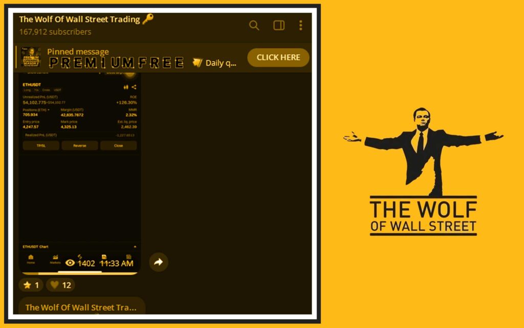 The Wolf Of Wall Street Crypto Trading Community Plug