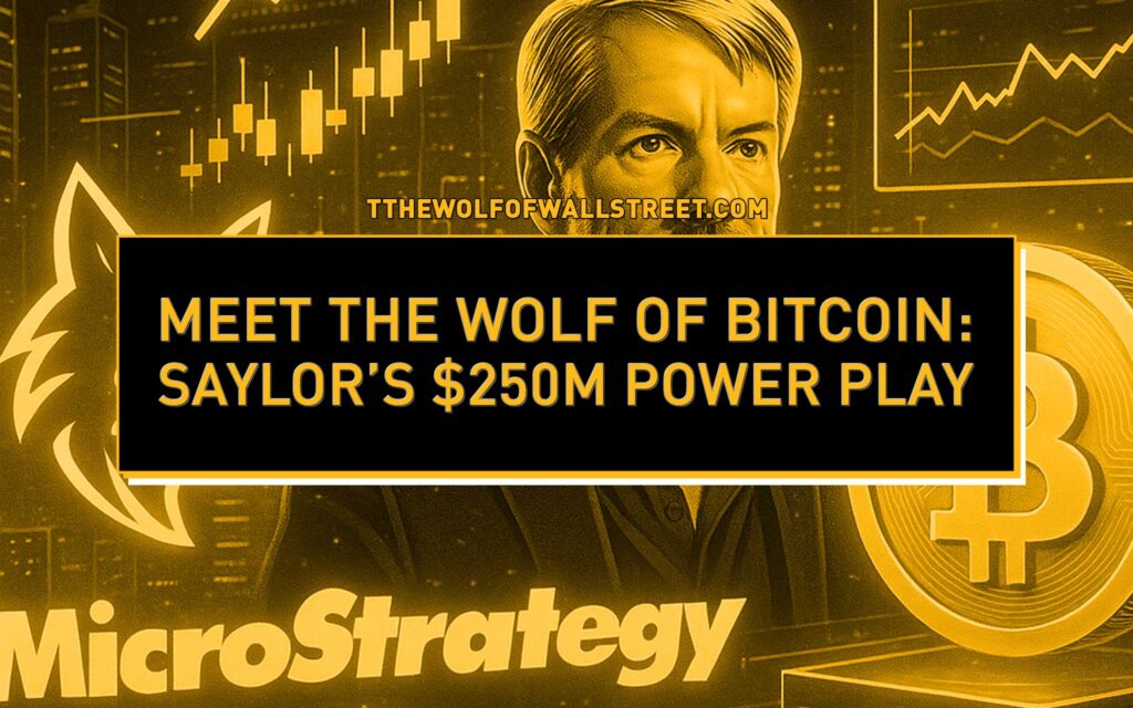 Michael Saylor: The Wolf of Bitcoin – From Data King to Crypto Kingpin