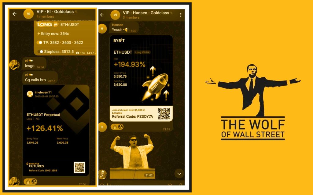 The Wolf Of Wall Street crypto trading community