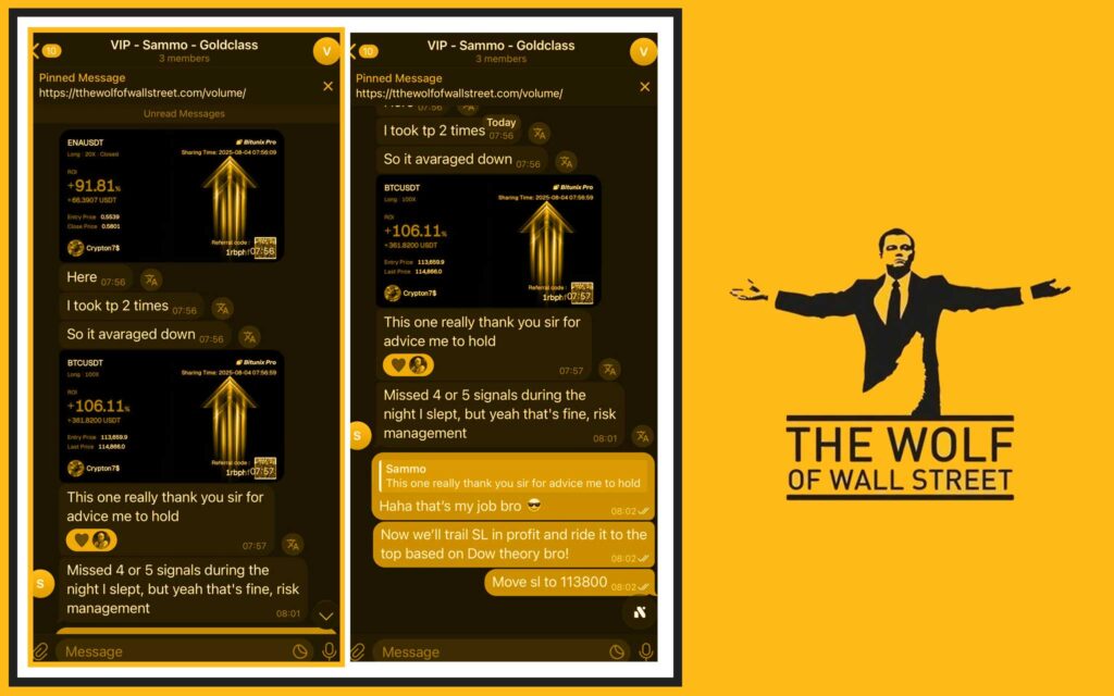 The Wolf Of Wall Street crypto trading community