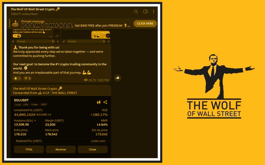 The Wolf Of Wall Street Crypto Community: Insider Edge in a Volatile Market