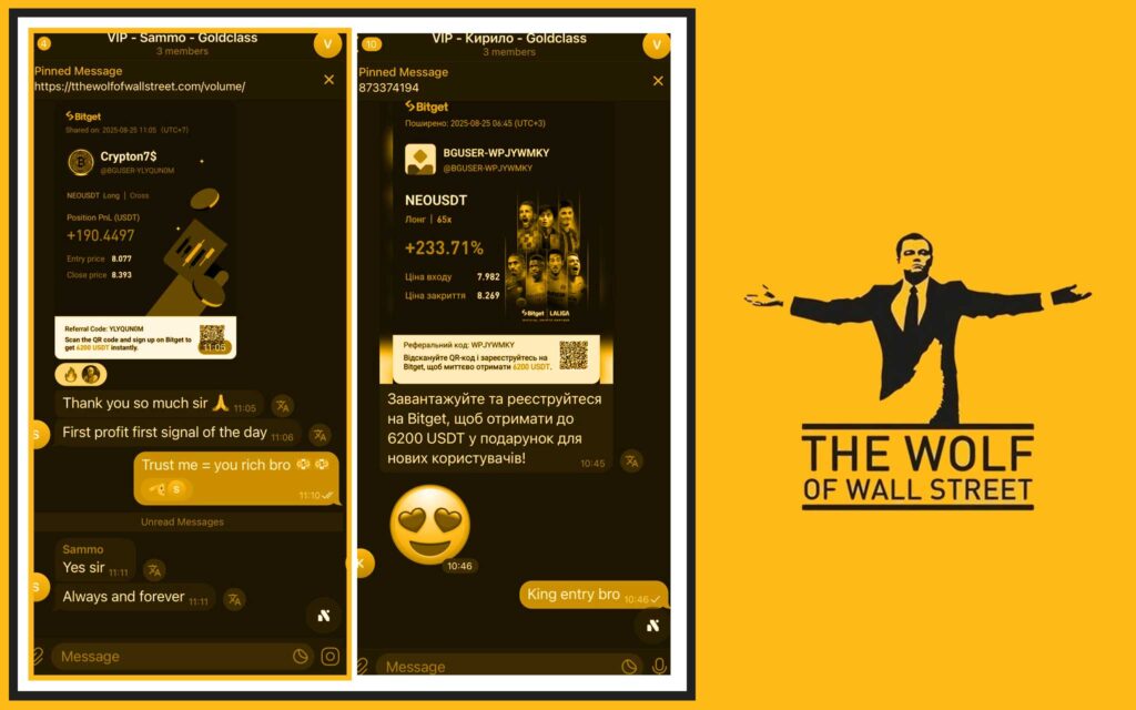 The Wolf Of Wall Street Crypto Community
