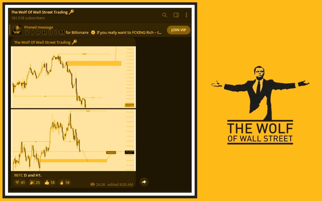 The Wolf Of Wall Street crypto trading community