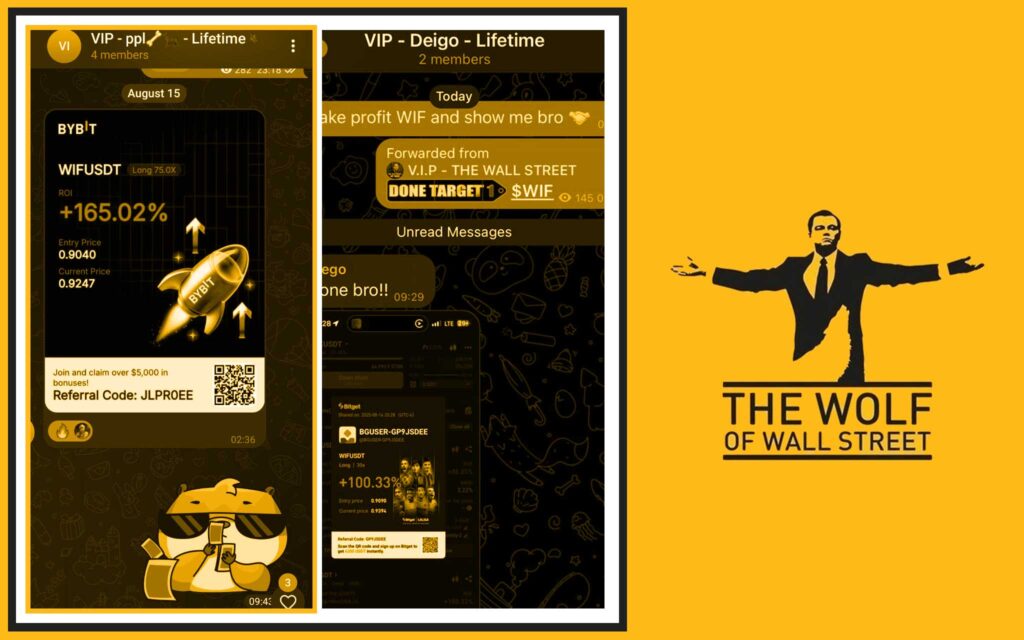 The Wolf Of Wall Street crypto trading community