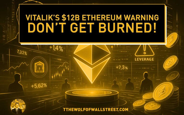 Vitalik Buterin Backs Ethereum Treasury Firms — But Drops a Leverage Warning Shot
