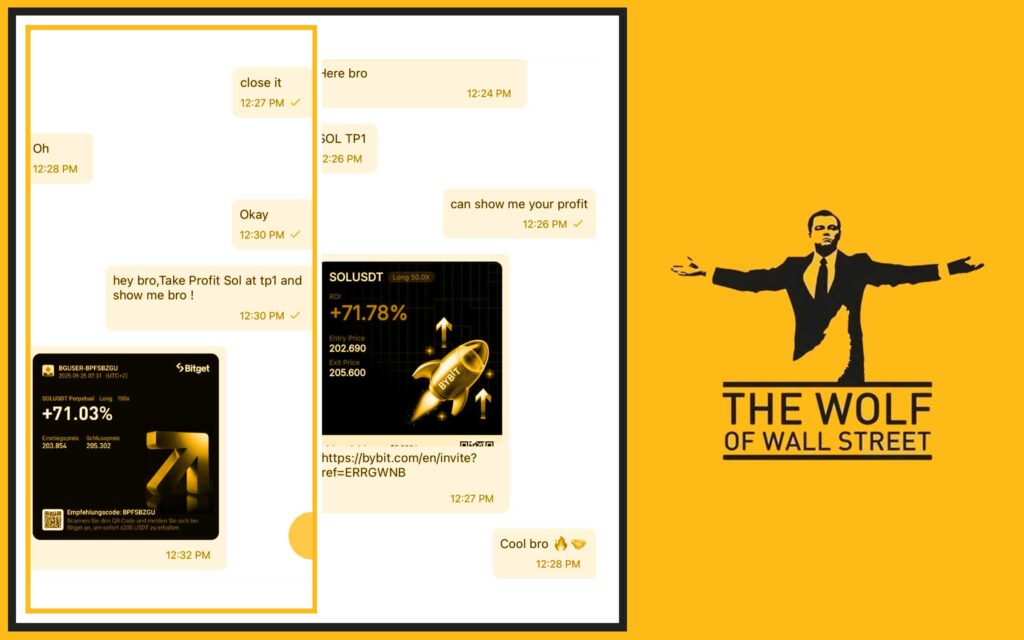 The Wolf Of Wall Street crypto trading community
