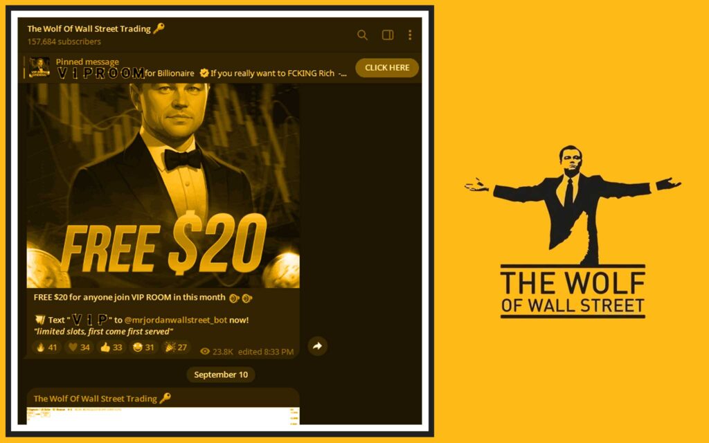 The Wolf Of Wall Street Crypto Trading Community