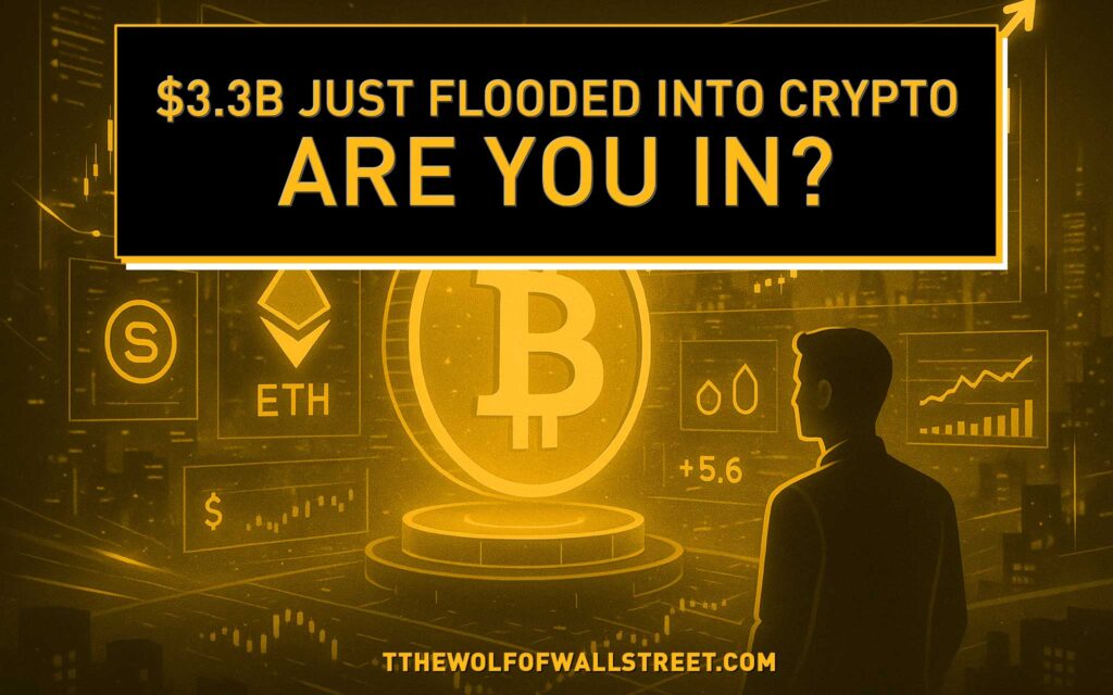 Bitcoin and Solana ETPs Lead $3.3B Crypto Inflow Rebound