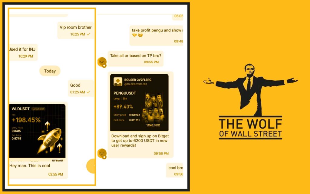 The The Wolf Of Wall Street crypto trading community