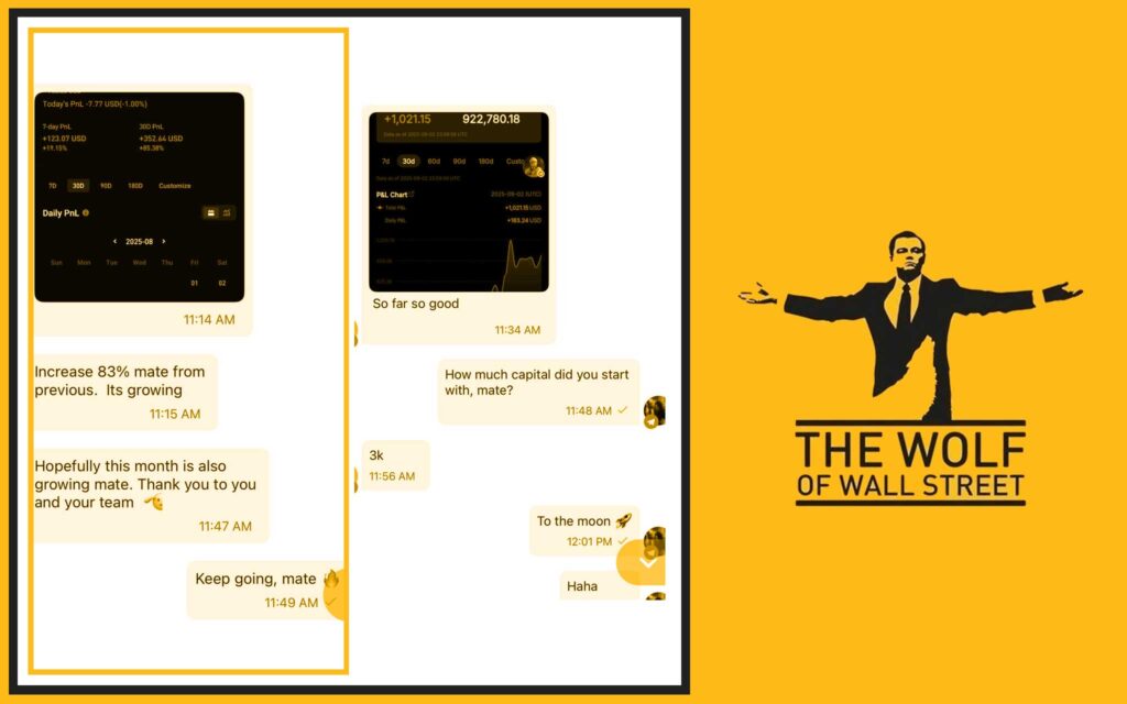 The Wolf Of Wall Street crypto trading community