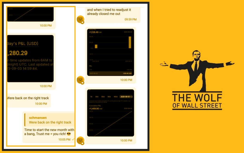 The Wolf Of Wall Street crypto trading community