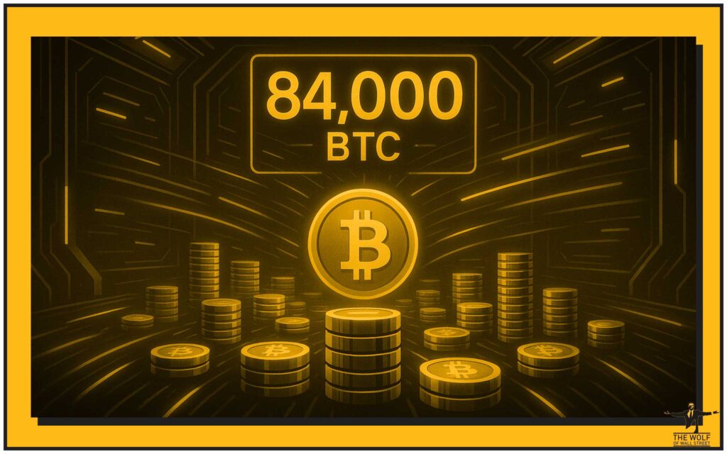 84,000 BTC – The Silent Whale Accumulation
