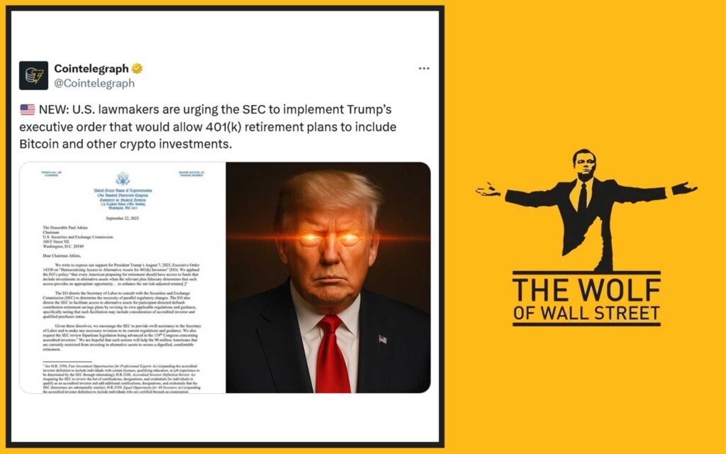 Trump’s executive order last August lit the fuse, instructing the SEC to adjust regulations so ordinary savers could access alternative assets, including Bitcoin