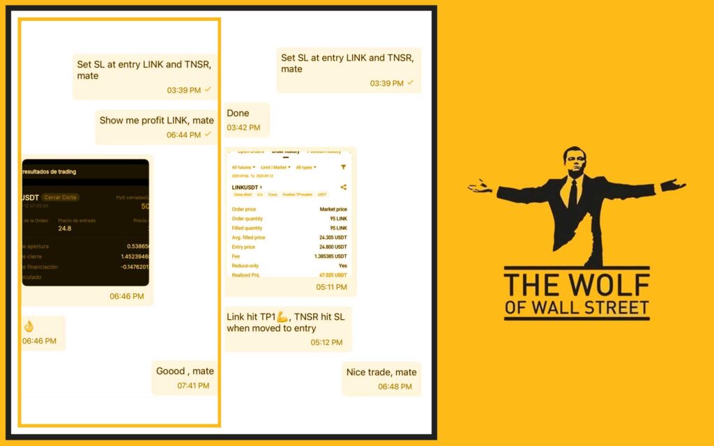 The Wolf Of Wall Street crypto trading community