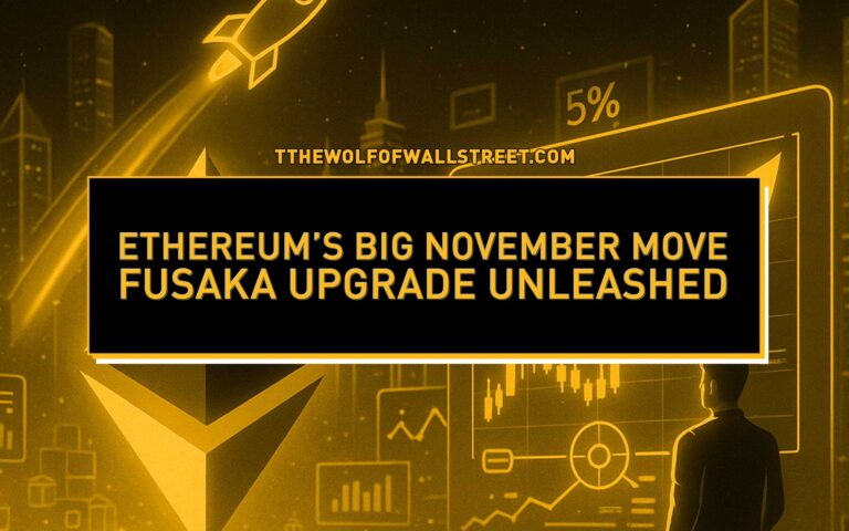Ethereum’s Fusaka Upgrade Set for November 2025: The Wolf’s Playbook