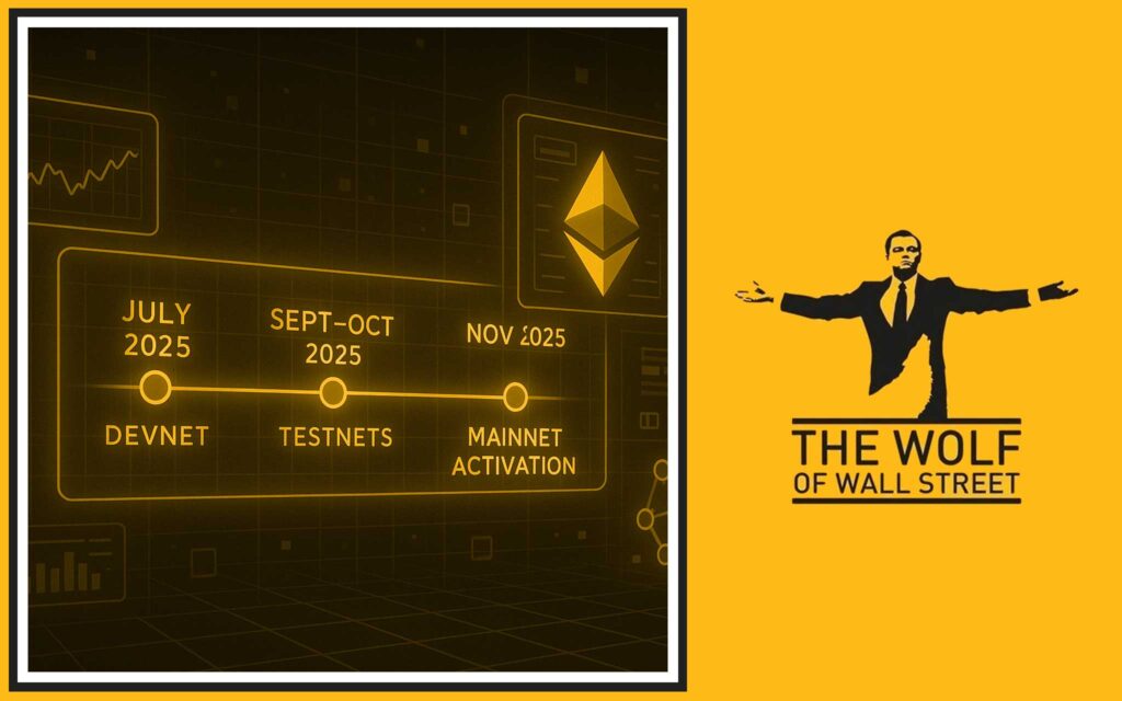 Development Timeline: Ethereum’s Playbook