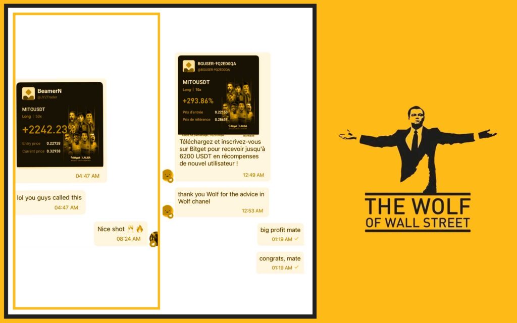 The Wolf Of Wall Street Crypto Trading Community