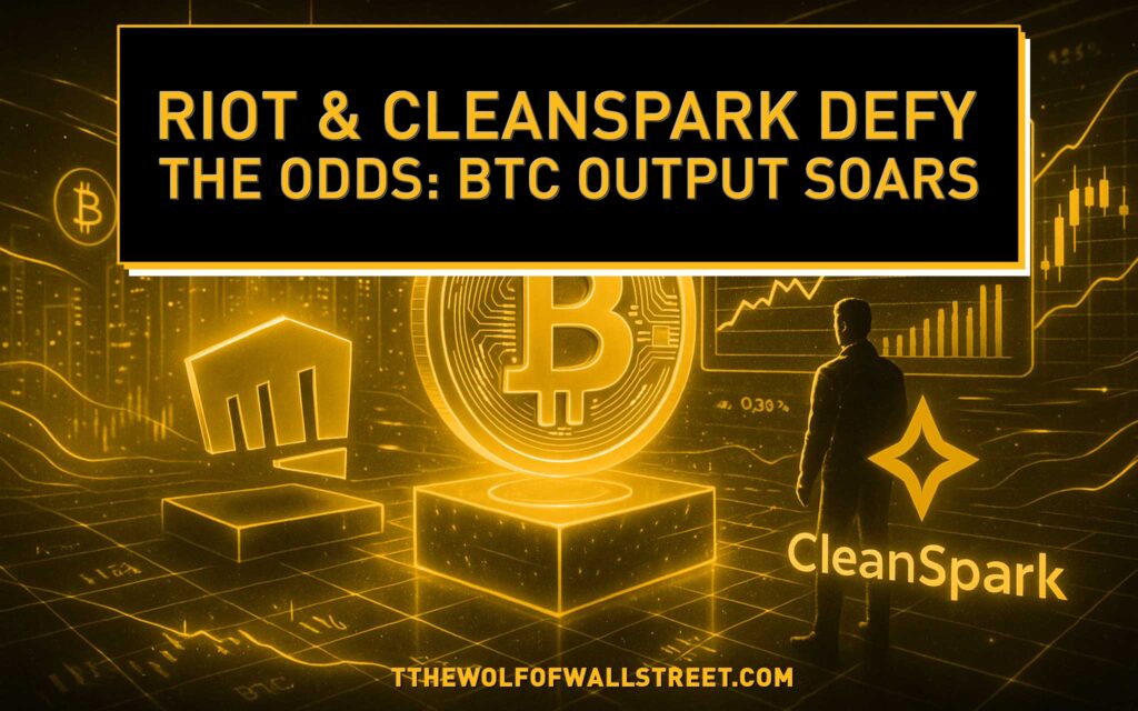 Riot & CleanSpark’s Bitcoin Mining Boom: What Traders Must Learn in 2025