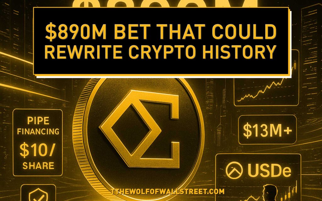 StablecoinX Expands Financing to $890M for Ethena’s ENA Treasury