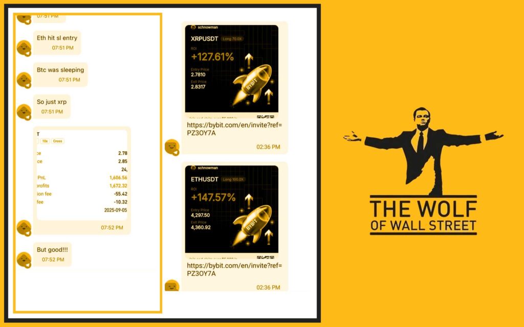 The Wolf Of Wall Street crypto trading community