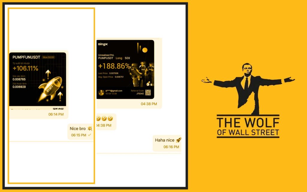 The Wolf Of Wall Street Crypto Trading Community