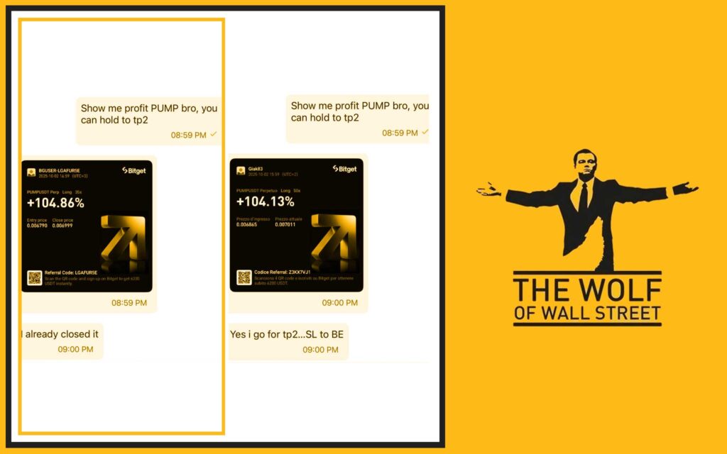 The Wolf Of Wall Street crypto trading community