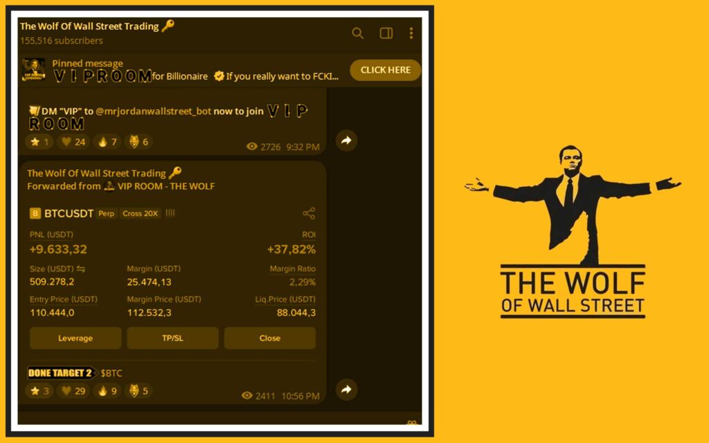 As one trader from the The Wolf Of Wall Street crypto trading community put it