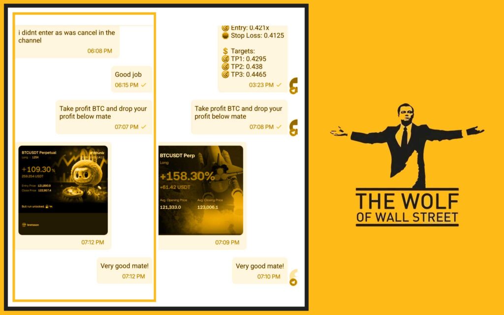 The Wolf Of Wall Street Crypto Trading Community