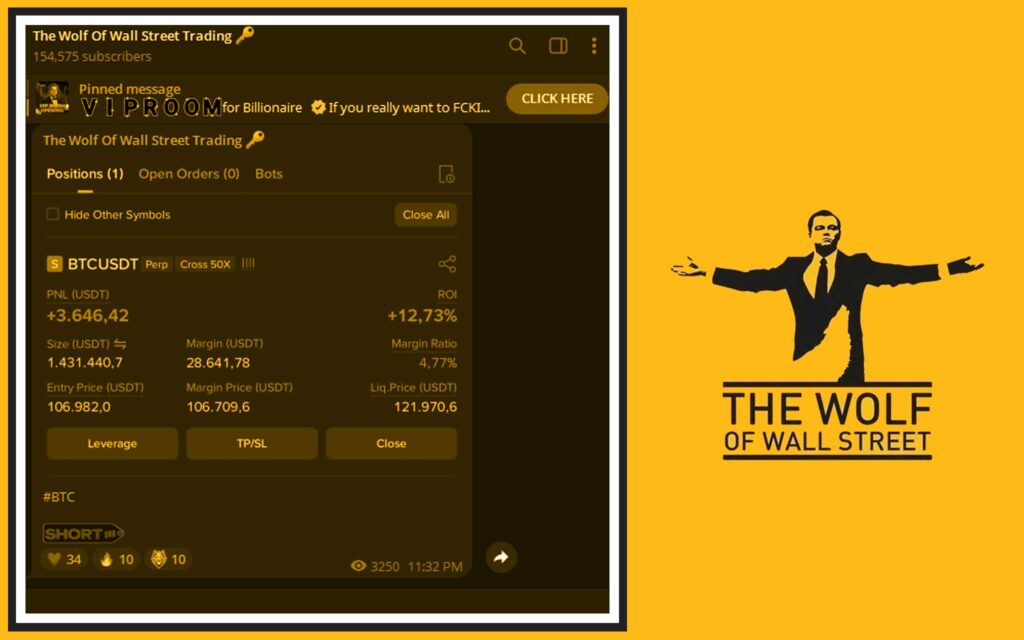 he Wolf Of Wall Street crypto trading community