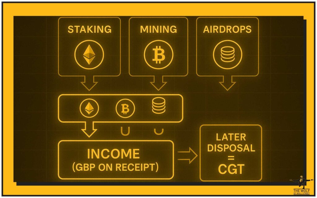 Income Tax on Staking, Mining & Airdrops
